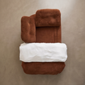 Cashmere Textured Fabric Sofa