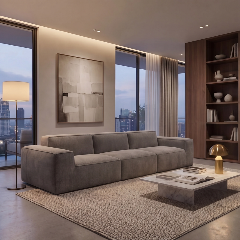 Noble Corduroy Sofa