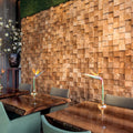 Cabo Cube Wood Mosaic Wall Panel