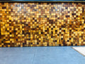 Rubiks Wood Mosaic Wall Panel