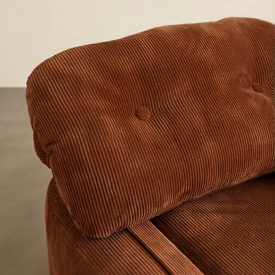 Cashmere Textured Fabric Sofa