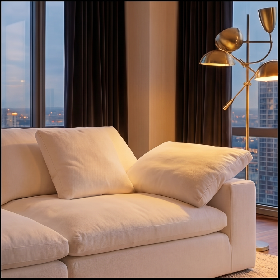 Salon Bouclé Sofa