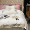 Prarie White Duvet Cover Set (Long-staple Sateen Cotton)