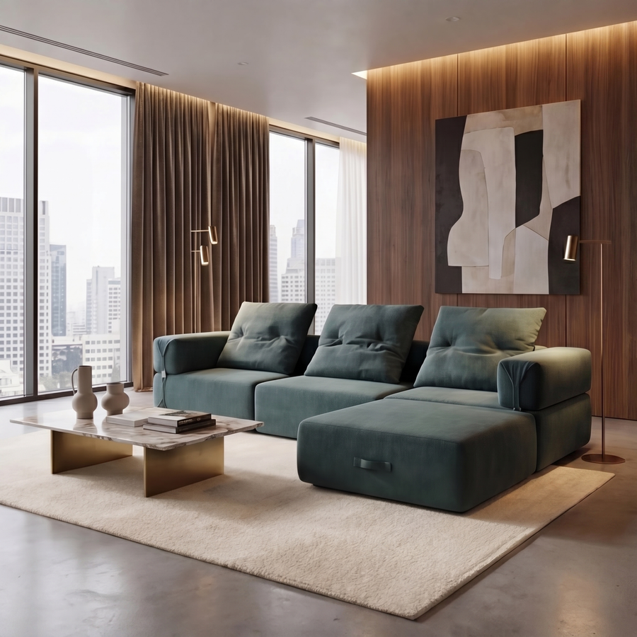 Luxe Performance Fabric Sofa