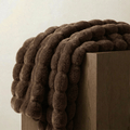 Rabbit Faux-Fur Blanket Throw