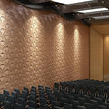 Bowtie Geometric 3D Leather Wall Panel