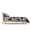Black White Cow Design Duvet Cover Set