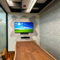 Bowtie Geometric 3D Leather Wall Panel