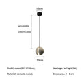 Sphered Cement Pendant Light