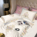 Prarie White Duvet Cover Set (Long-staple Sateen Cotton)