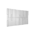 Flux Square 3D Leather Wall Panel