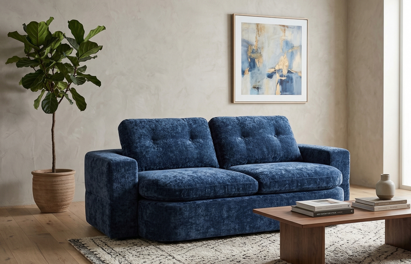 Nest Textured Fabric Sofa