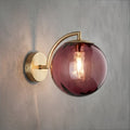 Gusto Round Glass Wall Light