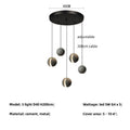 Sphered Cement Pendant Light