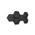 Original Hexagon 3D Leather Wall Panel