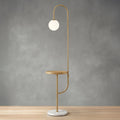 Hyde Floor Lamp with Side Table & Wireless Phone Charging