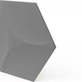 Cubed Hexagon 3D Leather Wall Panel