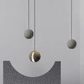 Sphered Cement Pendant Light