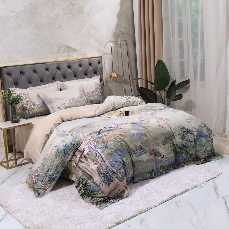 Solitude Duvet Cover Set (Long-staple Sateen Cotton)