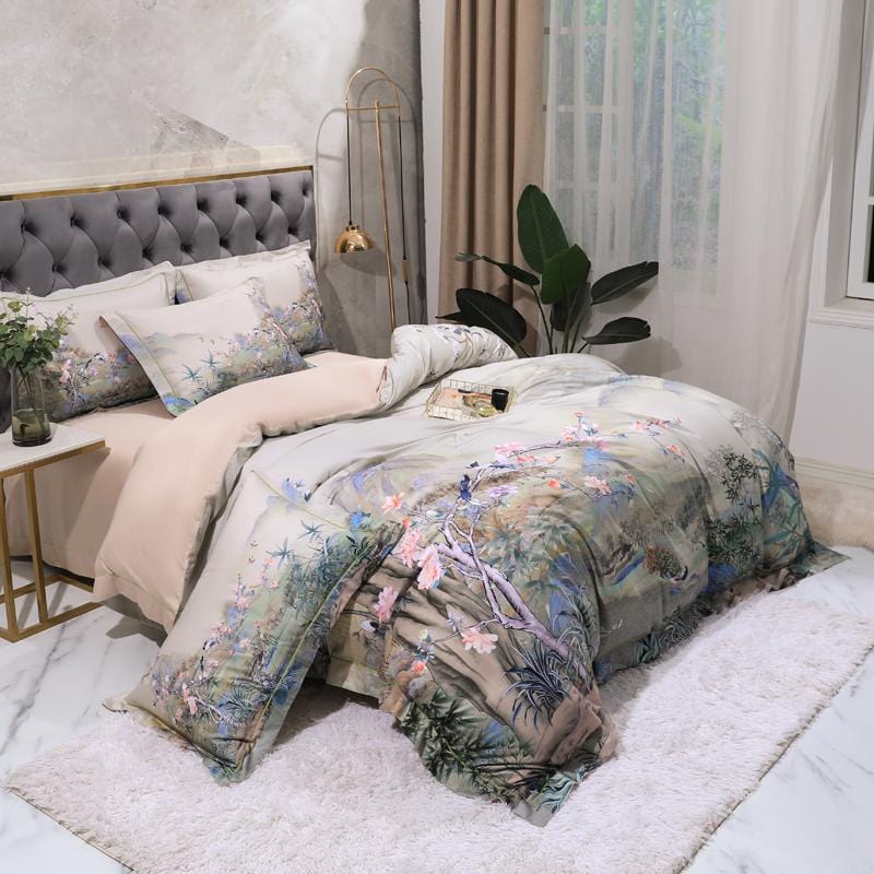 Solitude Duvet Cover Set (Long-staple Sateen Cotton)