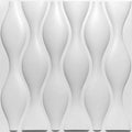 Vertical Wave PVC Wall Panel (Set of 12)