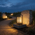 Cage Post Light (Outdoor Solar)