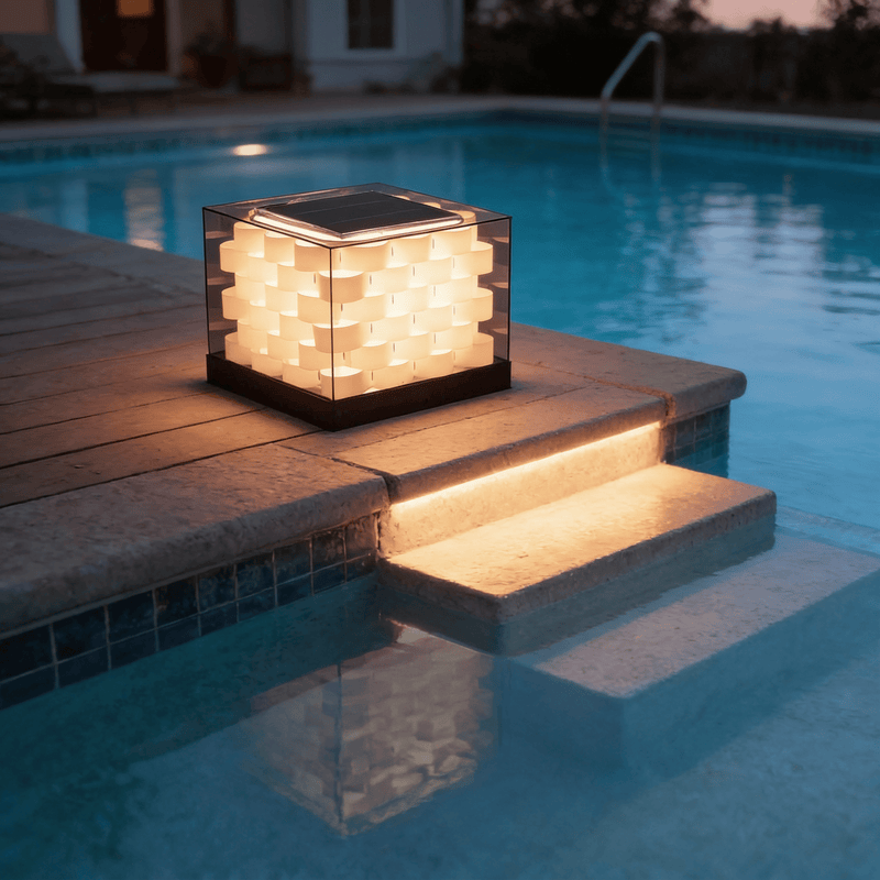 Cubed Weave Outdoor Light (Solar)