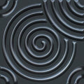Hypnotized Square 3D Leather Wall Panel