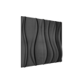 River Square 3D Leather Wall Panel
