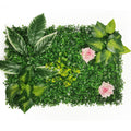Artificial Plant Flowers Mixed Grass Jungle