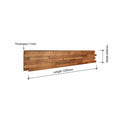 Hori 3D Wood Wall Panel - Brown Tones (Set of 4 or 12)