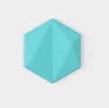 Euclid Hexagon 3D Leather Wall Panel