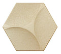 Cubed Hexagon 3D Leather Wall Panel