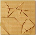 Origami Square 3D Leather Wall Panel