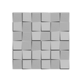 Ubiquitous Square 3D Leather Wall Panel