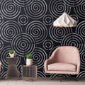 Hypnotized Square 3D Leather Wall Panel