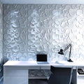 Ripple Square 3D Leather Wall Panel