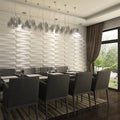 Illusory Square 3D Leather Wall Panel