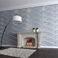Gnarly Square 3D Leather Wall Panel