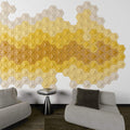 Asterisk Hexagon 3D Leather Wall Panel