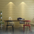 Samurai Geometric 3D Leather Wall Panel