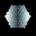 Samurai Geometric 3D Leather Wall Panel