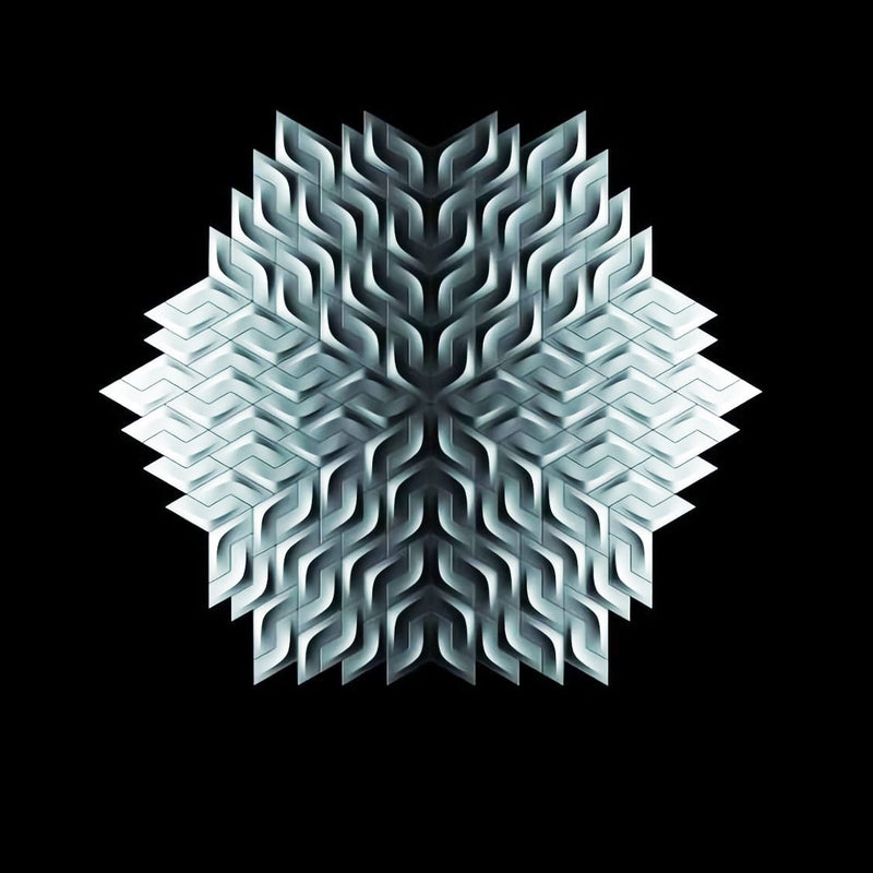 Samurai Geometric 3D Leather Wall Panel