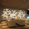 Mermaid Scales Geometric 3D Leather Wall Panel