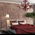 Ripple Square 3D Leather Wall Panel
