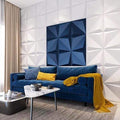 Leaves Square 3D Leather Wall Panel