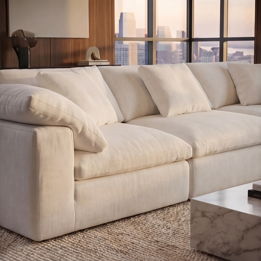 Serene Bouclé Sofa