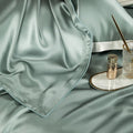 Premium Teal Mulberry Silk Bedding Set