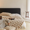 Rabbit Faux-Fur Blanket Throw