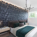 Diamond Fever Square 3D Leather Wall Panel